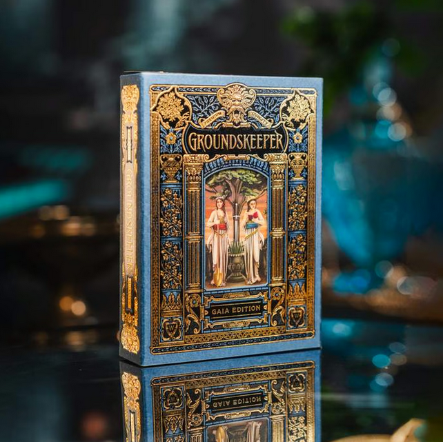 The Groundskeeper Cobalt Playing Cards