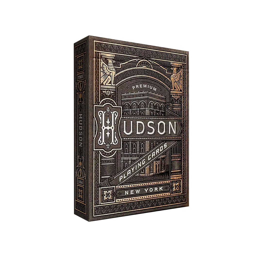 Black Hudson Playing Cards by Theory 11