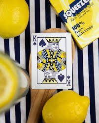 Squeezers V2 Alex Lemonade Stand Organic Playing Cards (Rare)