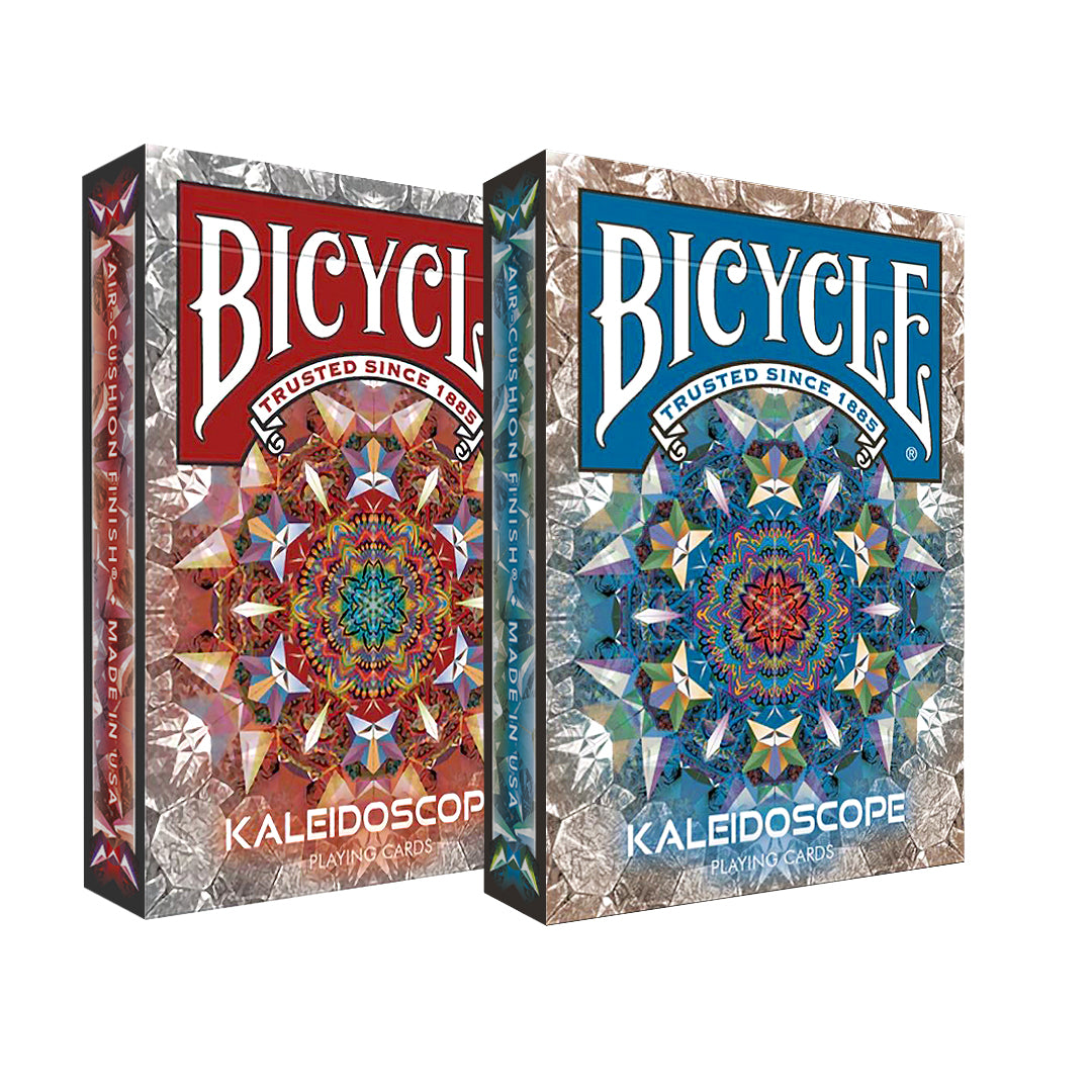Naipes Bicycle Kaleidoscope rojo y azul (juego)