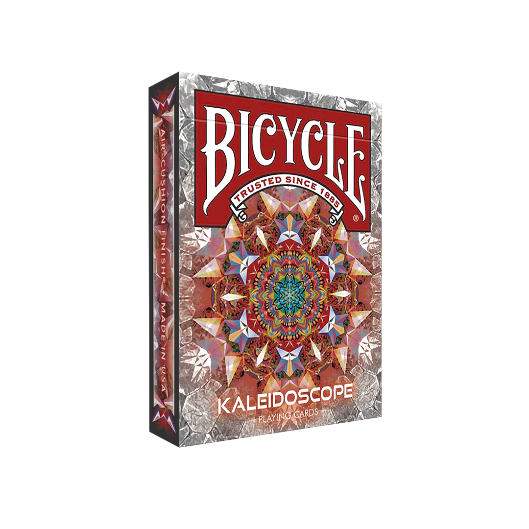 Bicycle Kaleidoscope Red Playing Cards