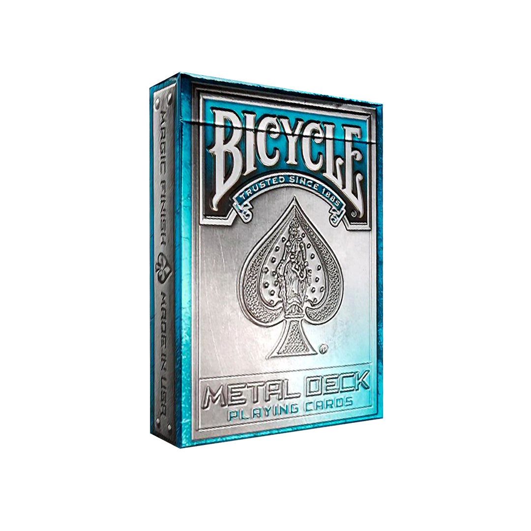 Bicycle Metal Rider Back (Blue) Playing Cards (Rare)