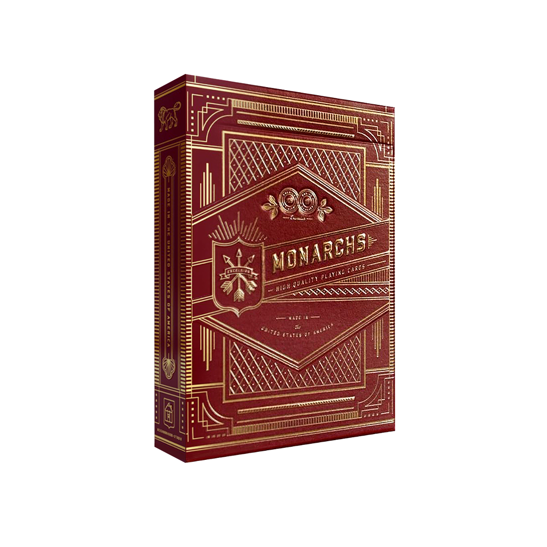 Naipes Monarchs (rojo) de Theory 11