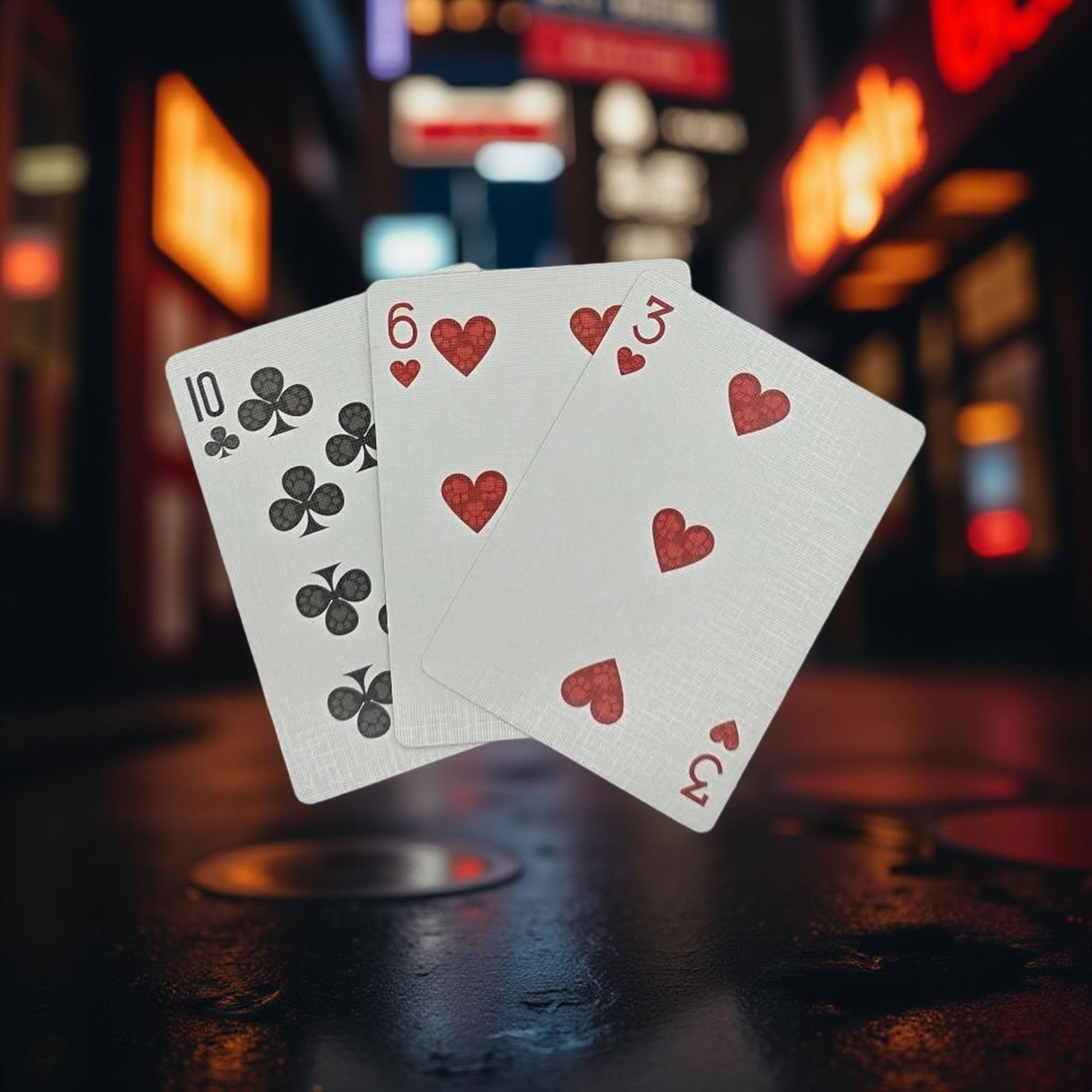 Biker Cats Playing Cards