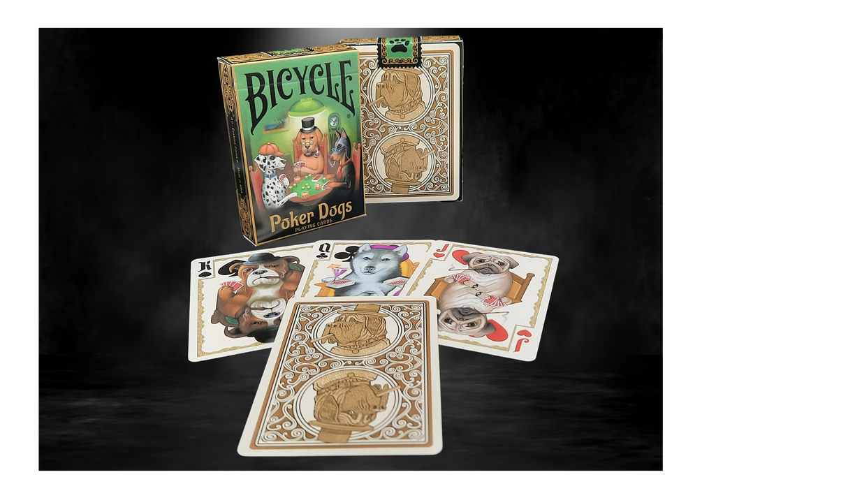 Naipes Bicycle Poker Dogs V2