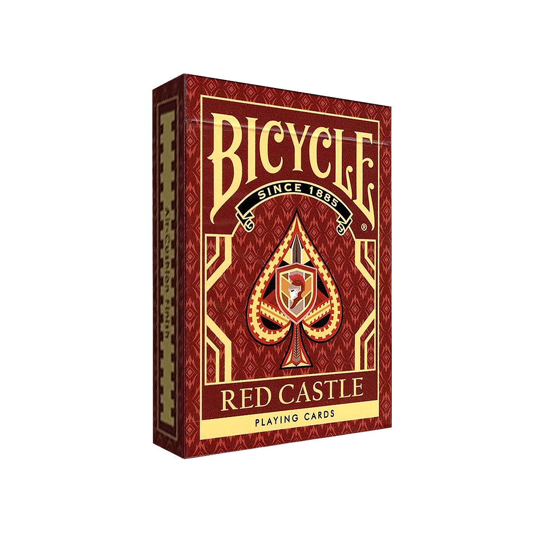 Bicycle Red Castle Playing Cards by Collectable Playing Cards