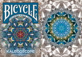 Bicycle Kaleidoscope Blue Playing Cards