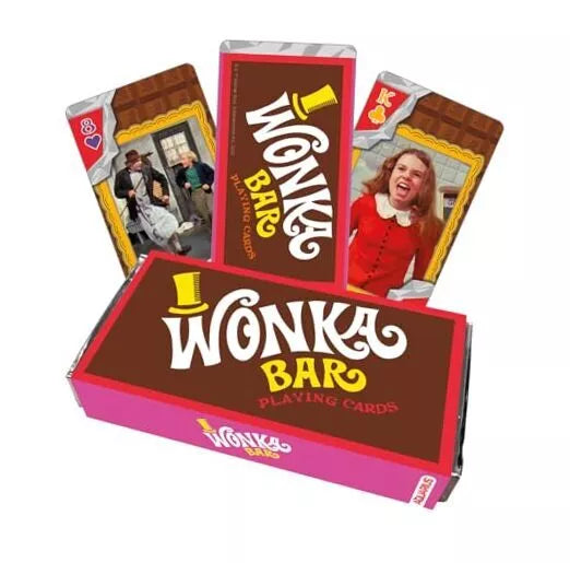 Willy Wonka Bar Premium Playing Cards