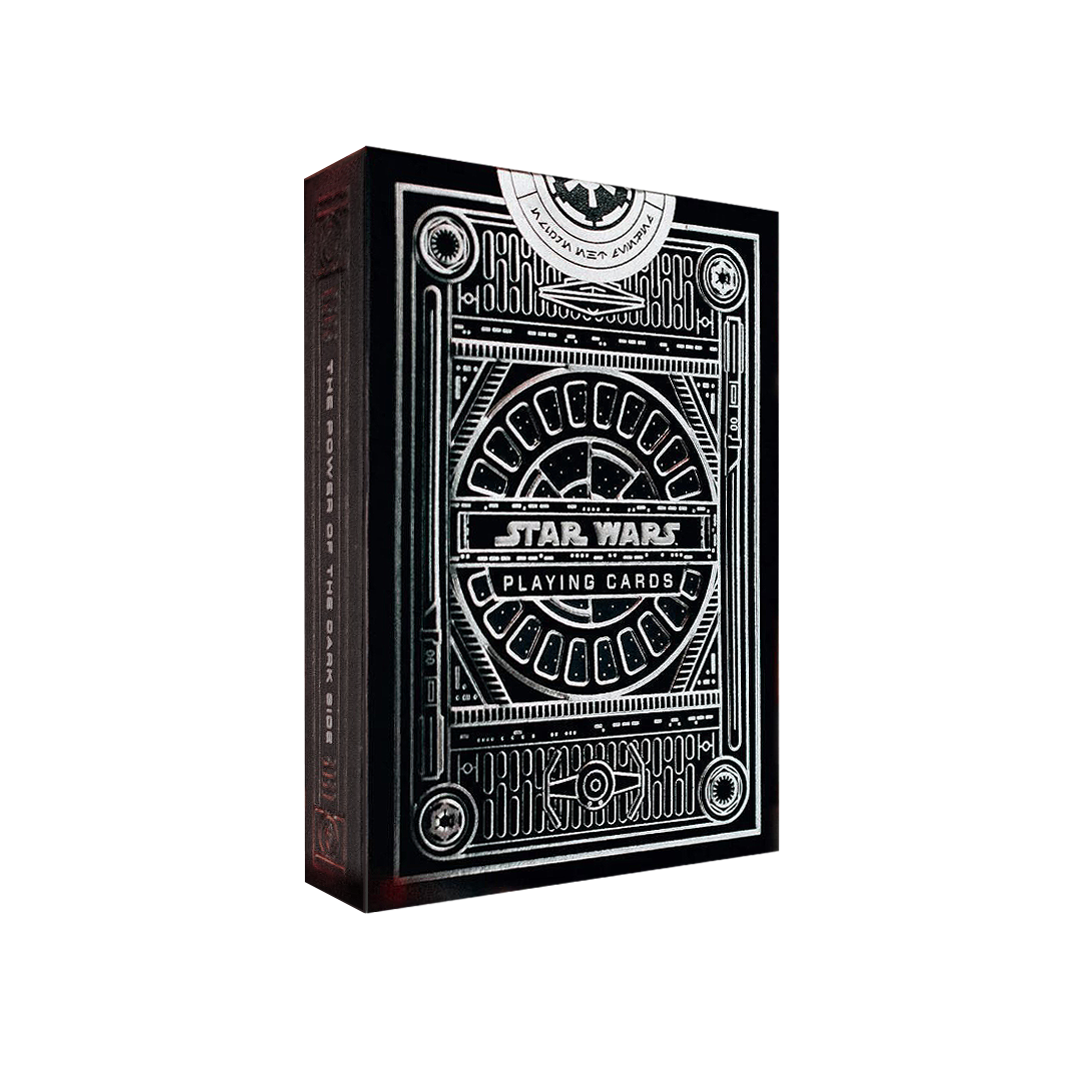 Star Wars Dark Side Silver Edition Playing Cards (Graphite Grey) by theory11