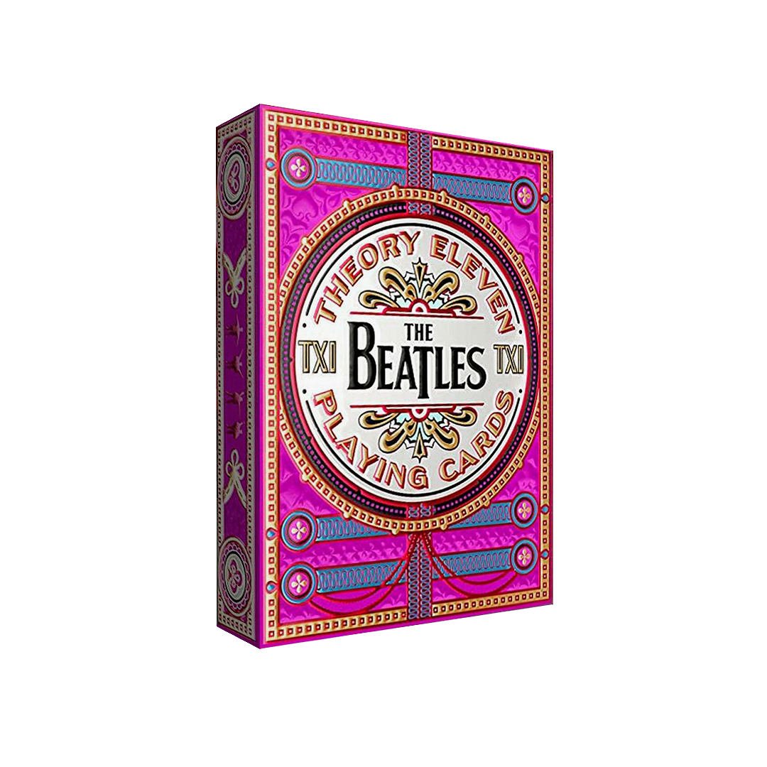 The Beatles (Pink) Playing Cards by theory11