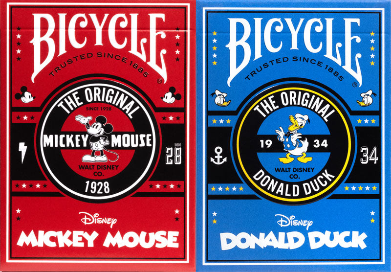 Disney's The Orginal Mickey Mouse & Donald Duck Playing Cards by Bicycle