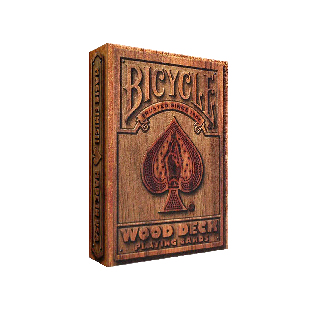 Bicycle Wood Rider Back Playing Cards by Max (Rare)