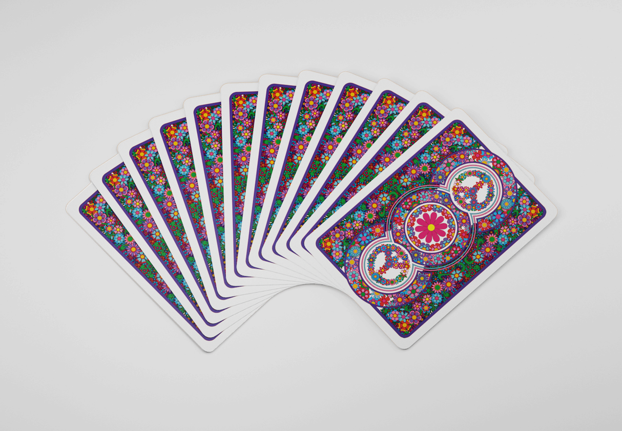 Naipes Bicycle Peace & Love (1000 Deck Club)