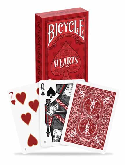 Bicycle Hearts Playing Cards