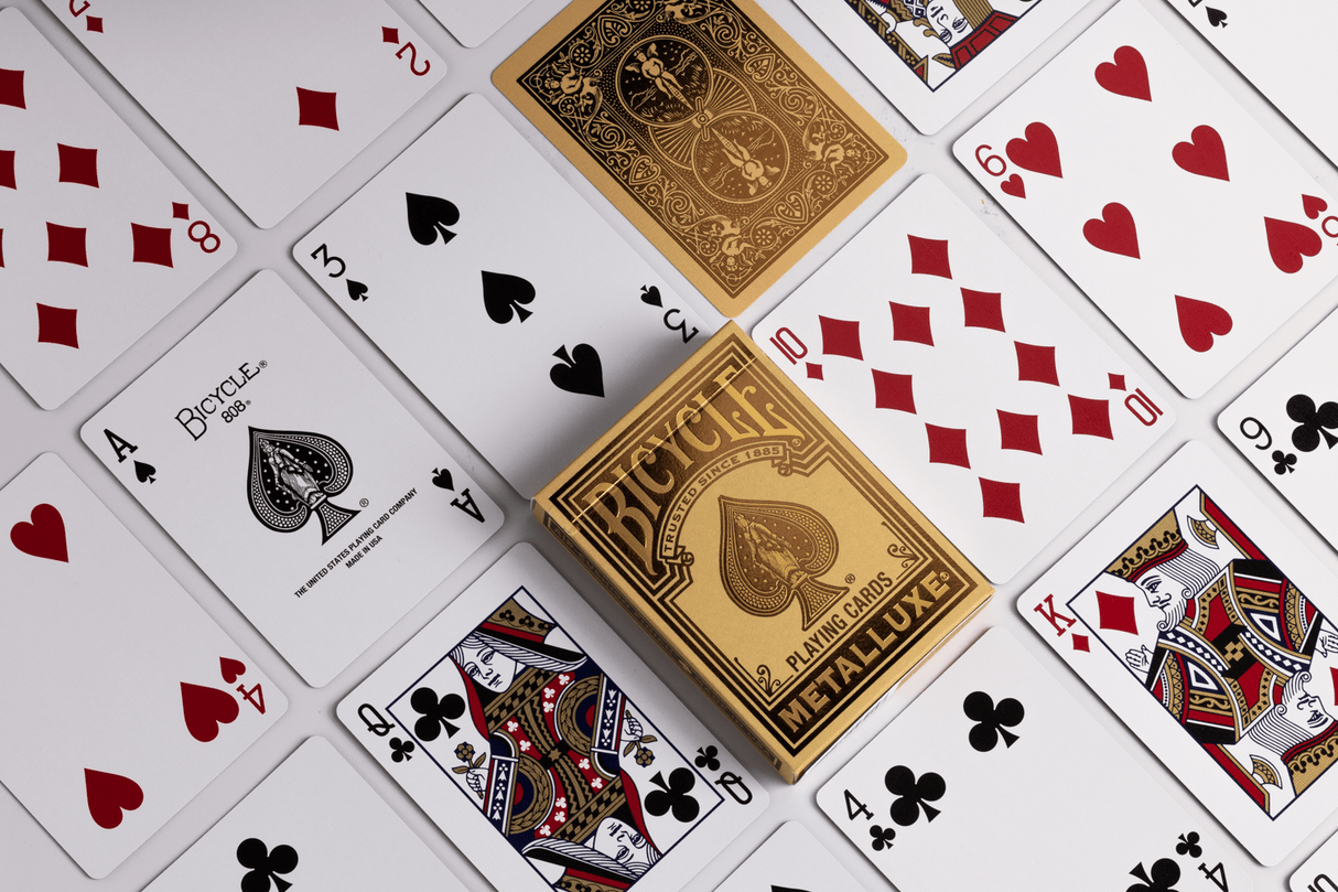 Bicycle Metalluxe Gold 2022 Playing Cards