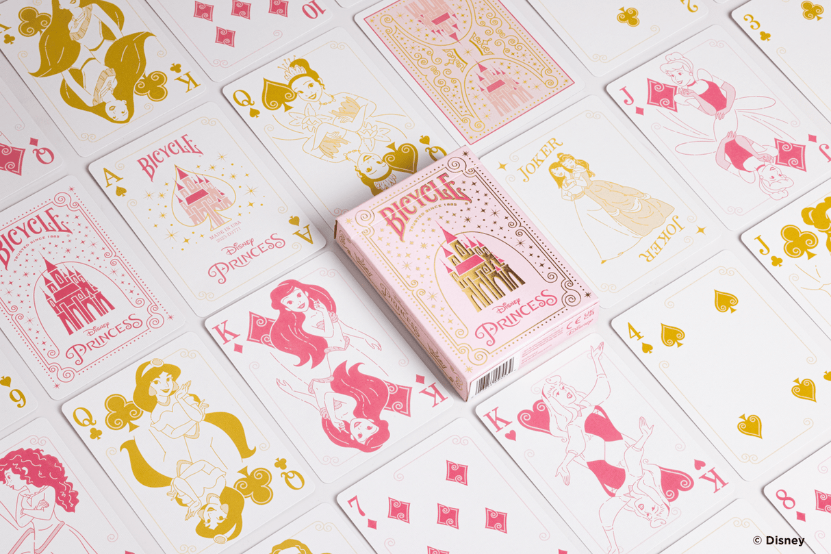 Bicycle Disney Princess Inspired Playing Cards - Pink
