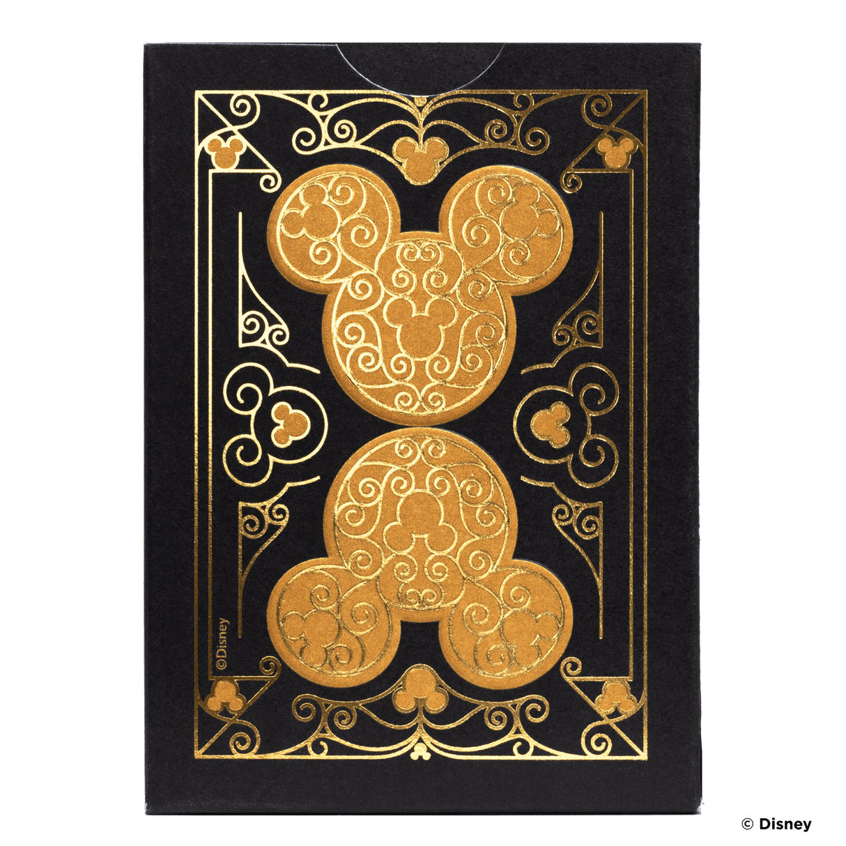 Bicycle Disney Mickey Mouse inspired Black and Gold Playing Cards