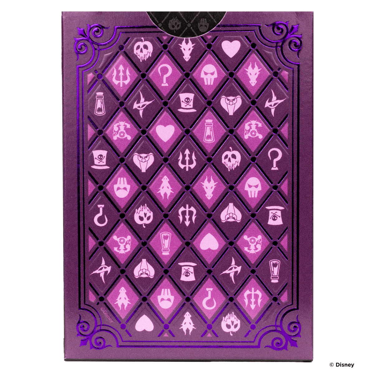 Bicycle Disney Villains Inspired Playing Cards - Purple