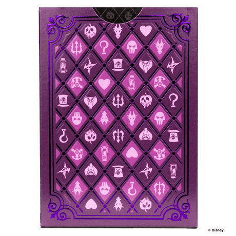 Bicycle Disney Villains Inspired Playing Cards - Purple