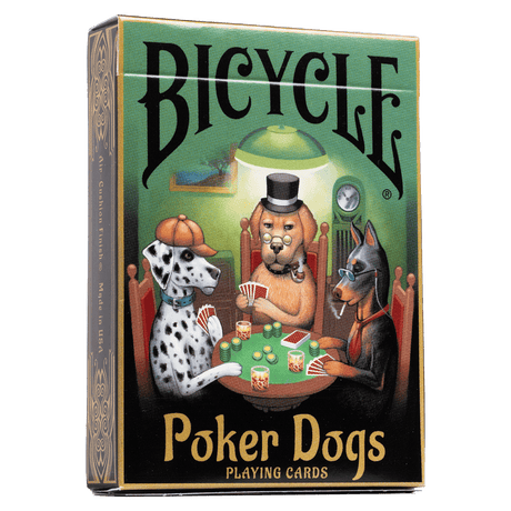 Bicycle Poker Dogs Playing Cards (1000 Deck Club)