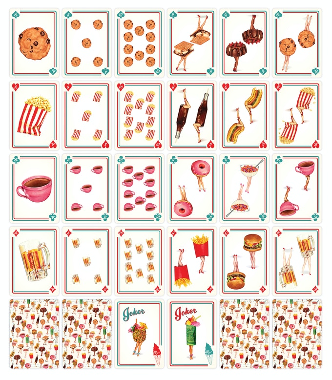 Bicycle Diner Dames Playing Cards