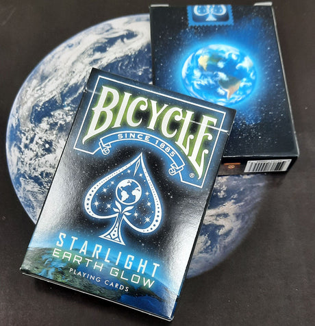 Naipes Bicycle Starlight Earth Glow de Collectable Playing Cards