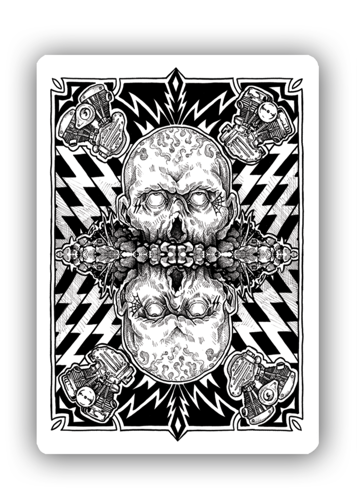 Bicycle Zombie Riders Playing Cards