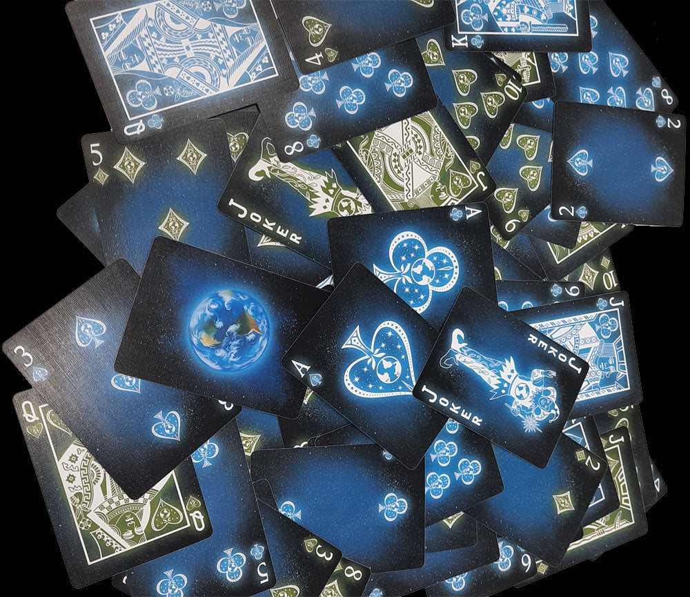 Naipes Bicycle Starlight Earth Glow de Collectable Playing Cards