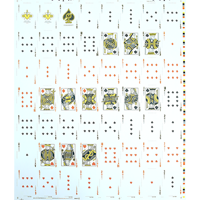 Run Playing Cards: Edición Bankroll (hoja sin cortar)