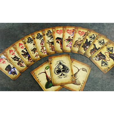 Naipes Bicycle Gnomes (tirada especial limitada) de Collectable Playing Cards