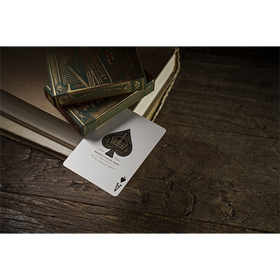 Naipes Monarchs (verde) de Theory 11