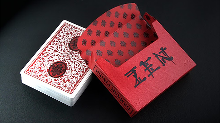 Royal Zen Playing Cards (Red) by Expert Playing Cards