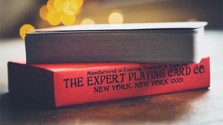 Royal Zen Playing Cards (Red) by Expert Playing Cards