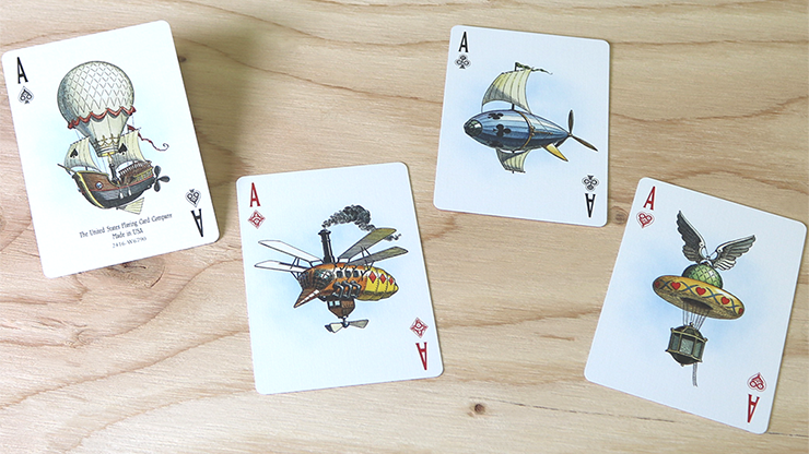 Bicycle Flying Machines Playing Cards by US Playing Card Co