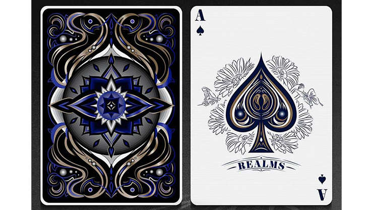 Realms (Blue) Playing Cards