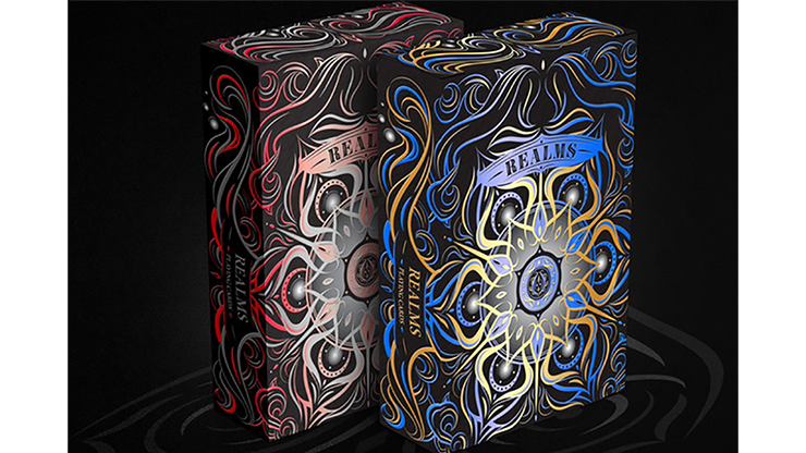 Realms (Blue) Playing Cards