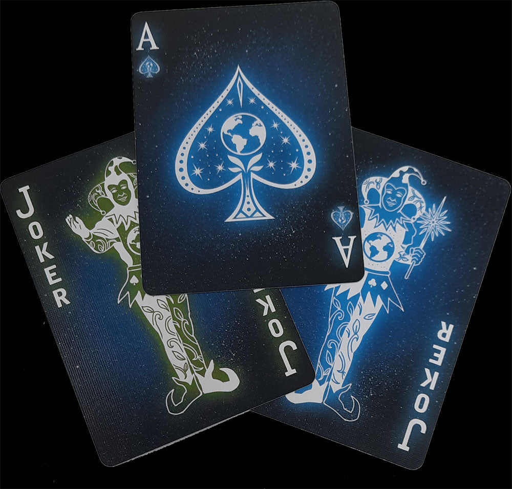 Naipes Bicycle Starlight Earth Glow de Collectable Playing Cards