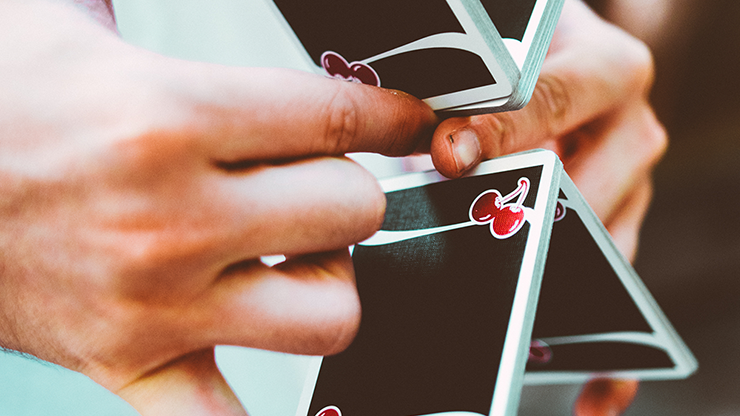 Naipes Cherry Casino V3 True Black de Pure Imagination Projects