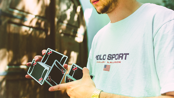 Naipes Cherry Casino V3 True Black de Pure Imagination Projects