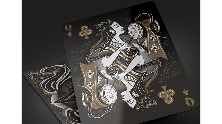 Bicycle Realms (Black) Playing Cards