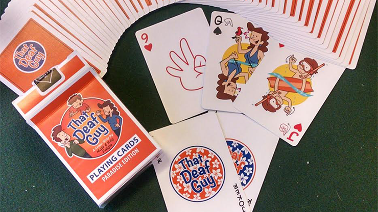 That Deaf Guy Paradise Edition Playing Cards