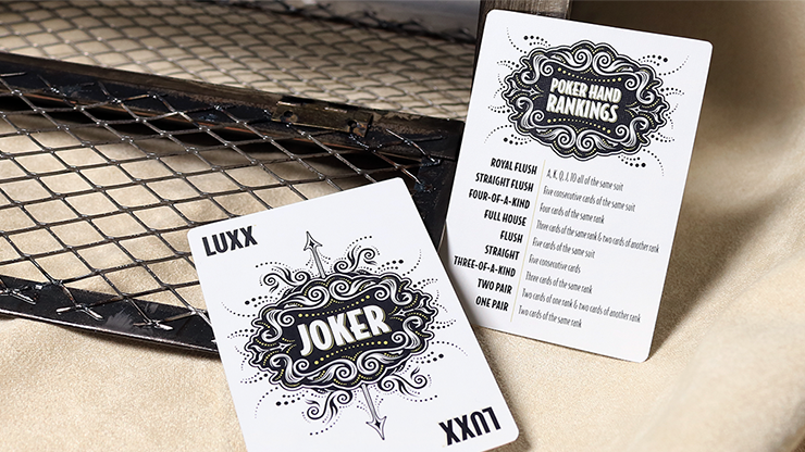 LUXX Gilt Edge Playing Cards (Silver)