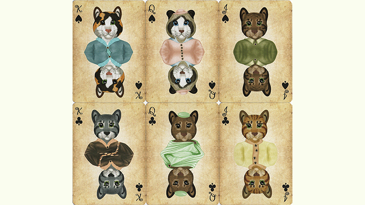 Friendly Feline Playing Cards