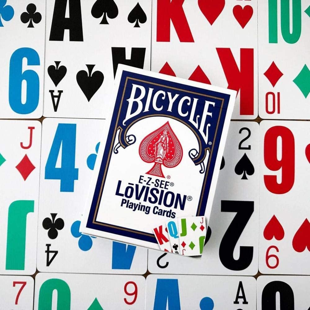 Bicycle Lo Vision Playing Cards Blue