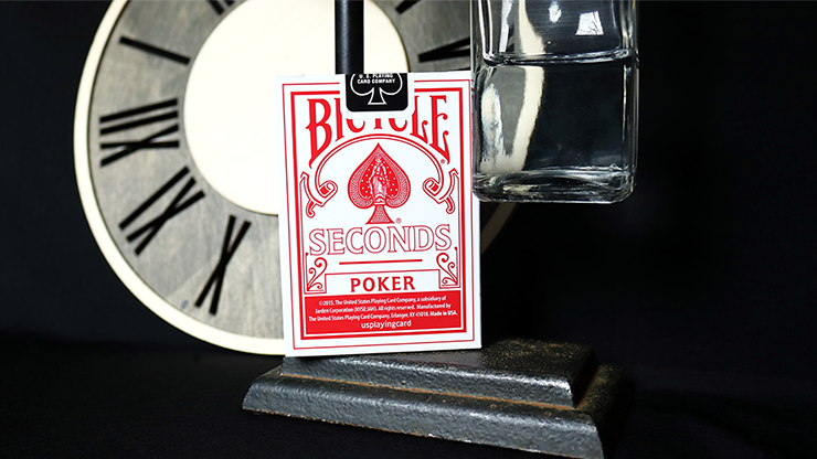 Bicycle 808 Seconds (Red) Playing Cards by US Playing Cards