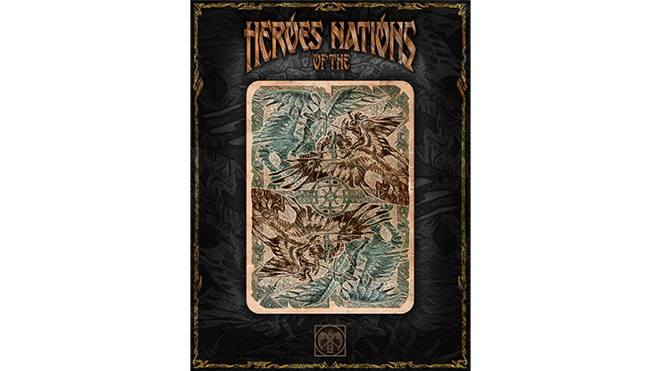 Heroes of the Nations (Dark Version) Playing Cards