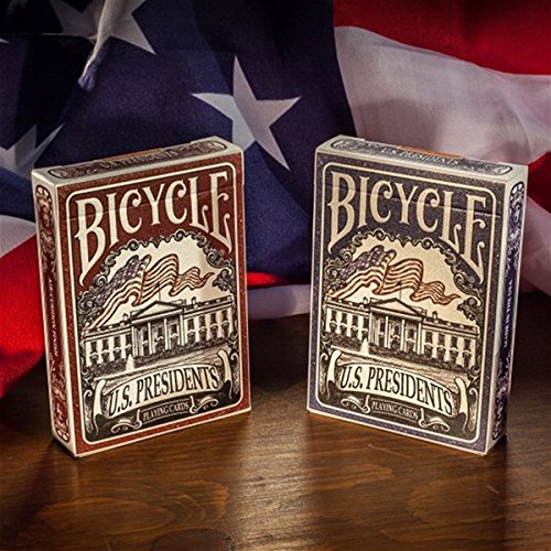 Carte Da Gioco Bicycle US Presidents Collector Edition: Mazzo Blu Con 44 Presidenti