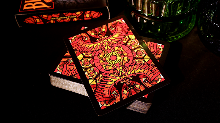 Bicycle Stained Glass Phoenix Playing Cards (Rare)