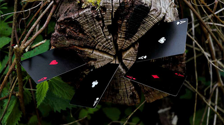Wood Element (Black) Playing Cards