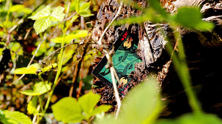 Wood Element (Black) Playing Cards